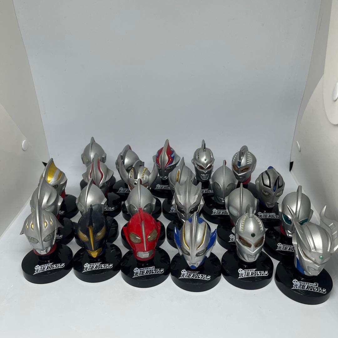 ウルトラマンヘッドフィギュア23体セット