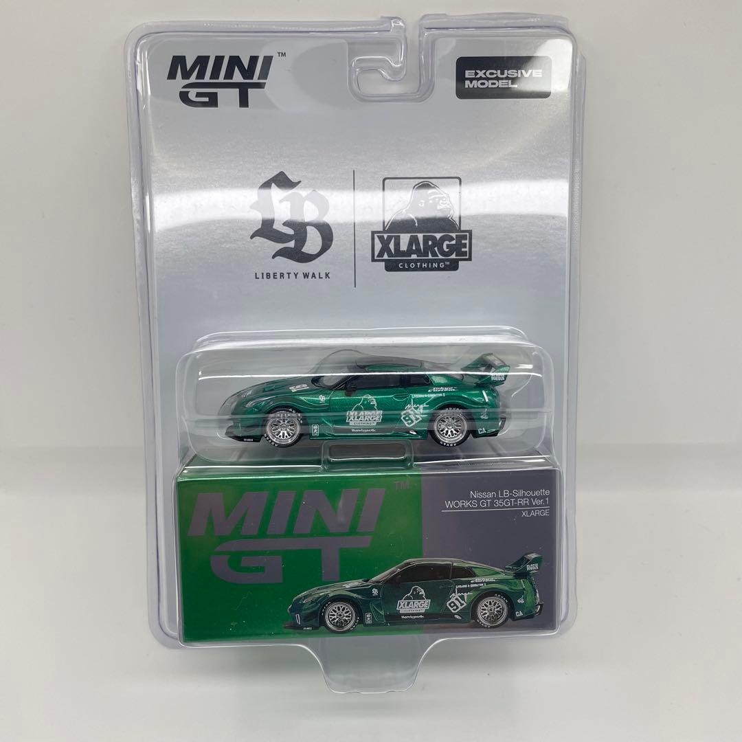 LIBERTY WALK×XLARGE MINI GT 1/64 ミニカー