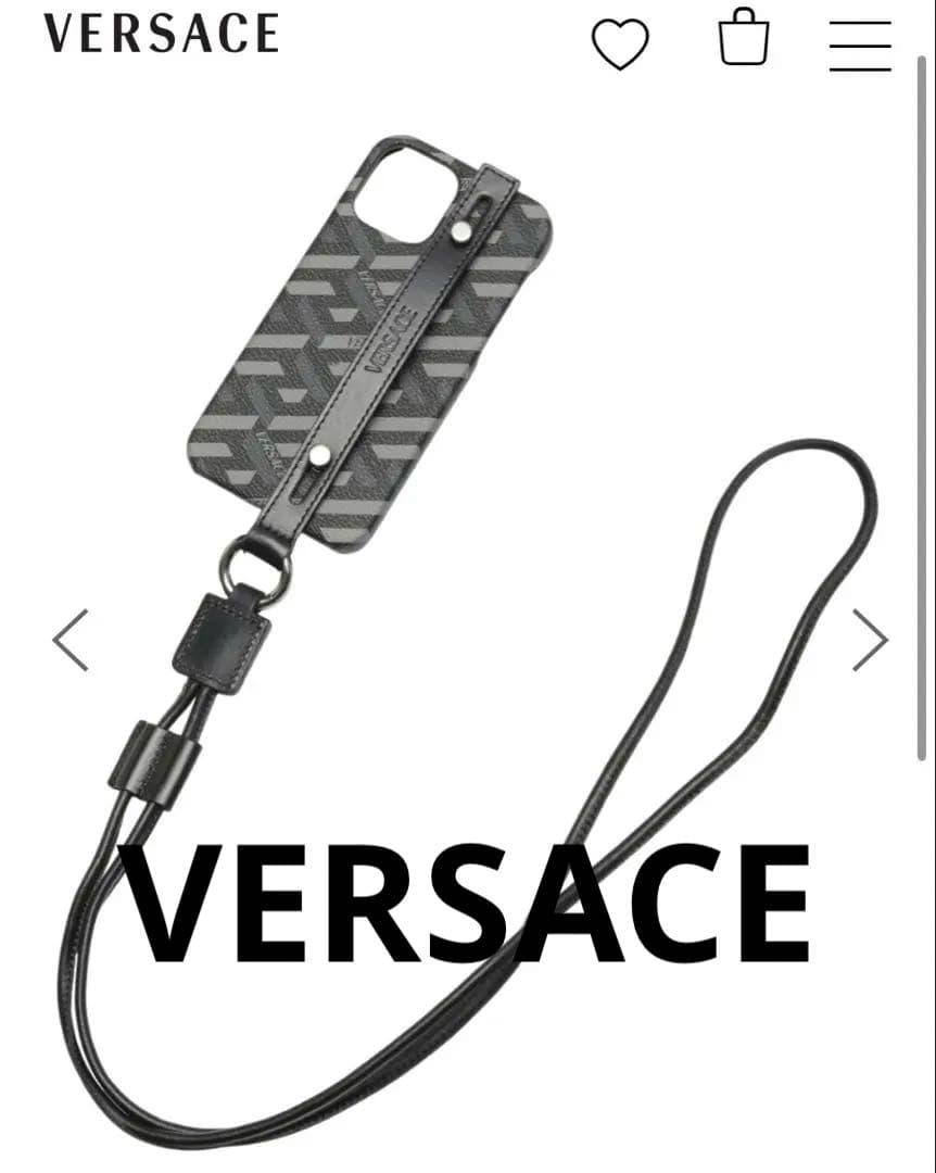 【新品正規品】ベルサーチ　スマホショルダーストラップ ケース49,500円相当！