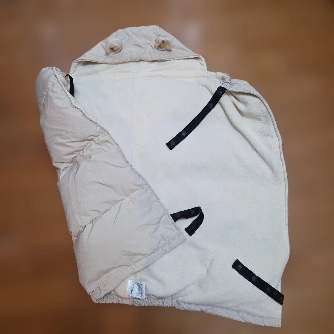 【新品】軽量ダウンワンタッチケープ付き マタニティコート サイズ M おまけ付き