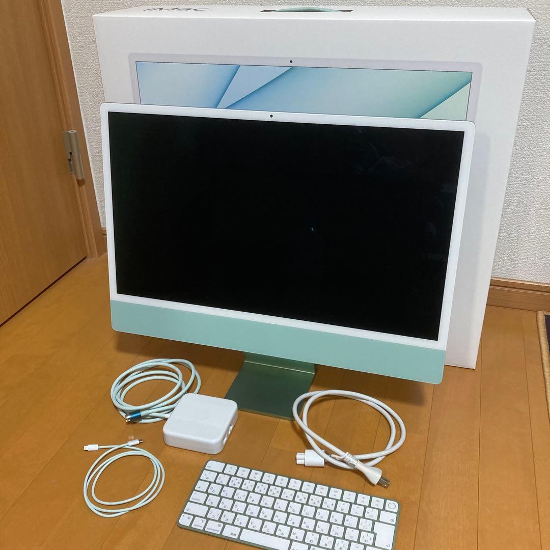 美品！Apple iMac 2021 M1 24インチ ミント8GB 256GB