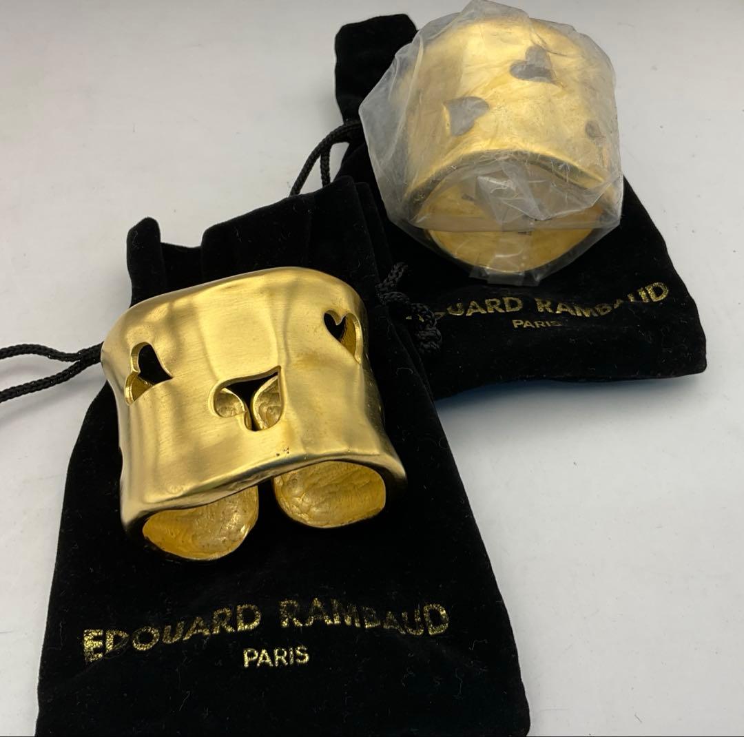 Edouard Rambaud エデュアールランボー　ゴールドハート　バングル