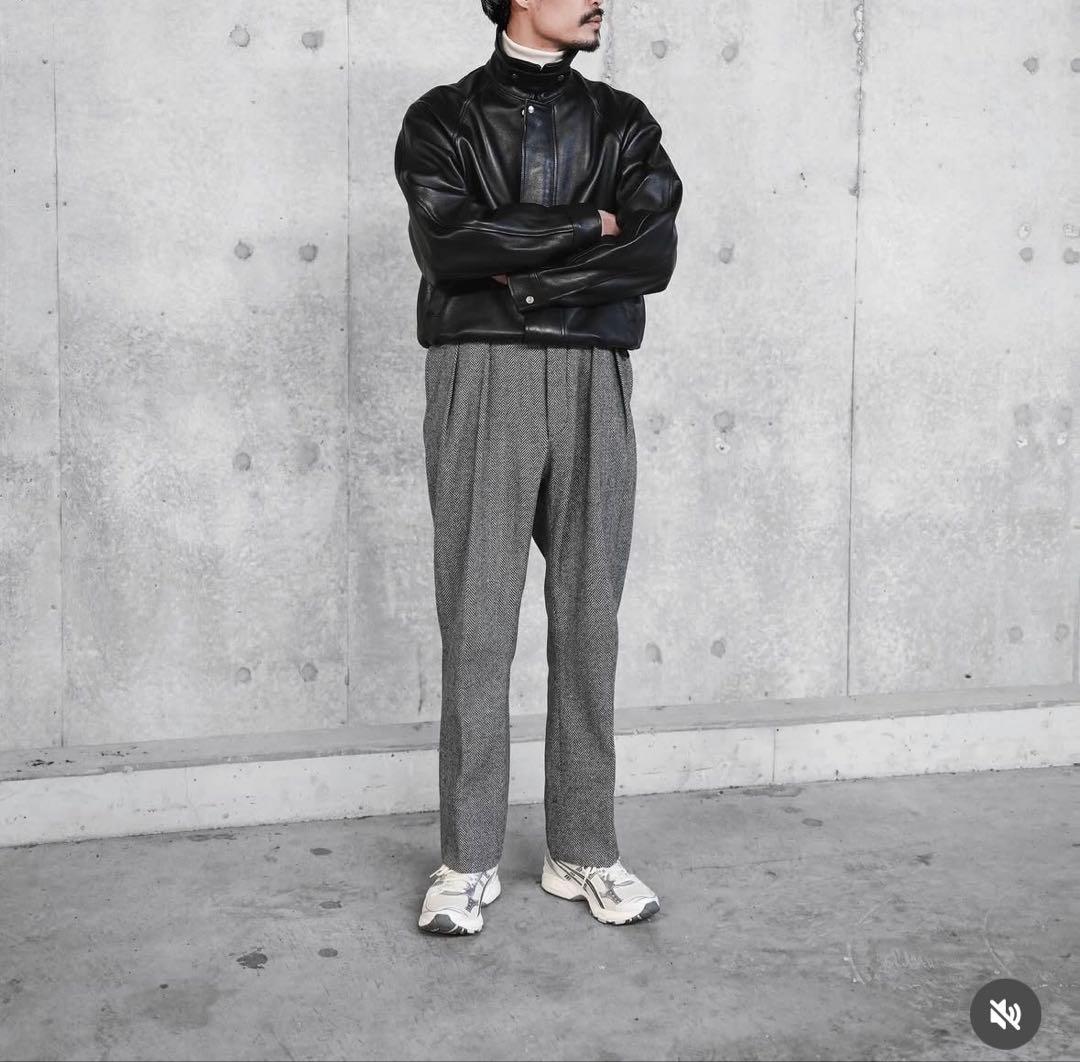 パンツ NEAT Mallalieys Tweed Herringbone Wide