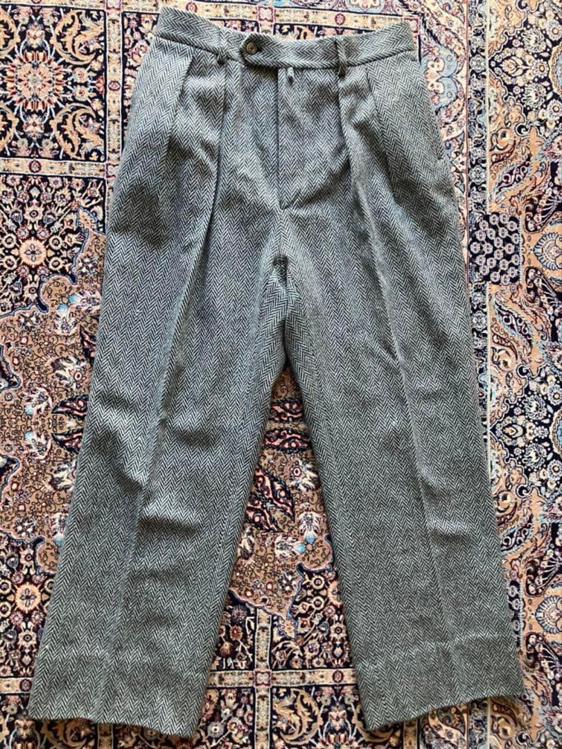 パンツ NEAT Mallalieys Tweed Herringbone Wide