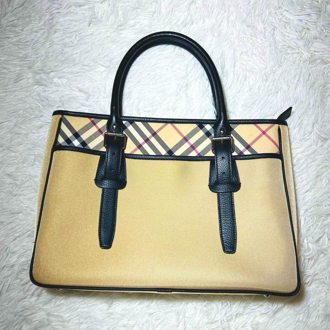 希少✨バーバリー ビジネスバッグ ブリーフケース ノヴチェック A4収納可