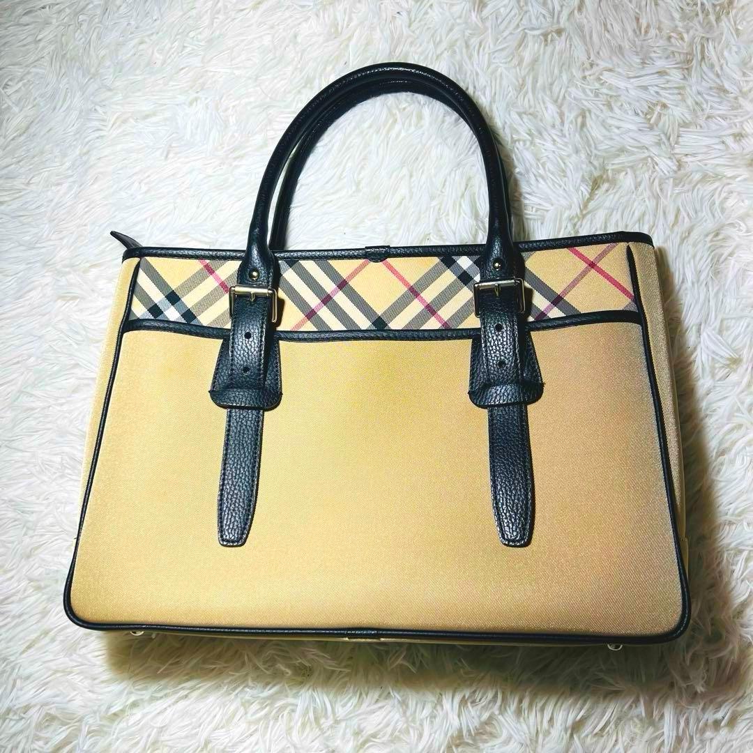 希少✨バーバリー ビジネスバッグ ブリーフケース ノヴチェック A4収納可