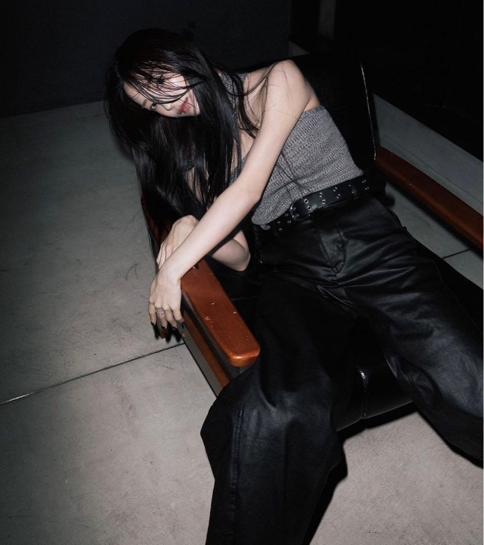 meltthelady parachute pants レザー パンツ