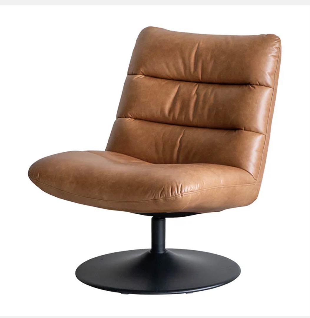 週末値下げ‼️極美品　クラッシュゲート　キャメル 1人掛けソファ　説明書付き