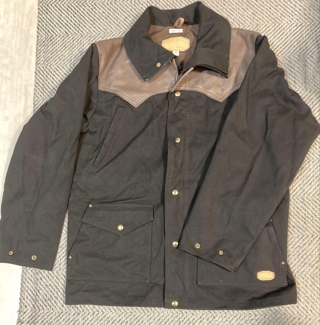 ロッキーマウンテン × ウエアハウス デニムレザージャケット42