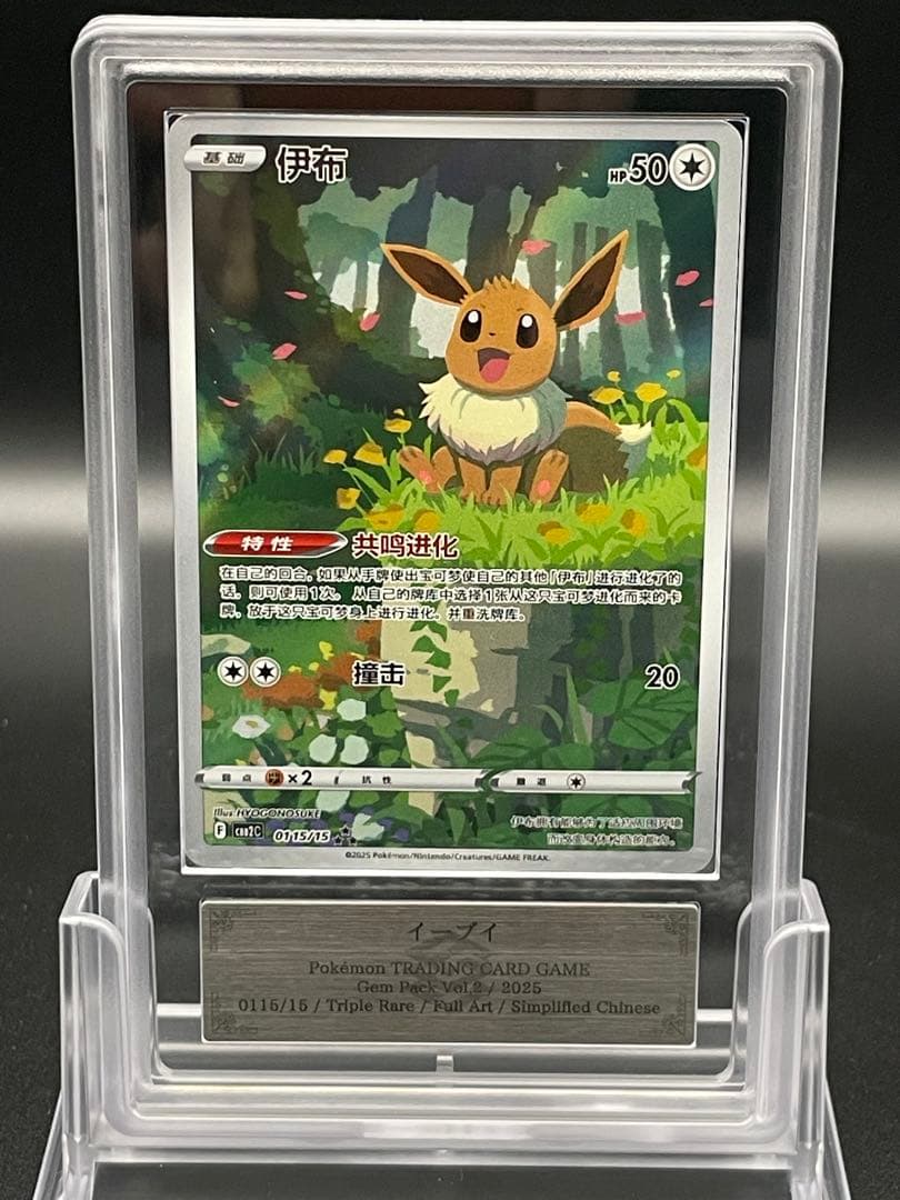 イーブイ　中国　AR ARS10 鑑定書無し　ポケモン