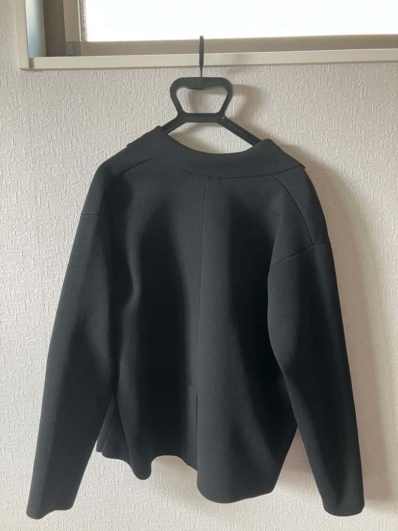 SHIPS anyテーラード ニット カーディガン ブラック 新品タグ付き