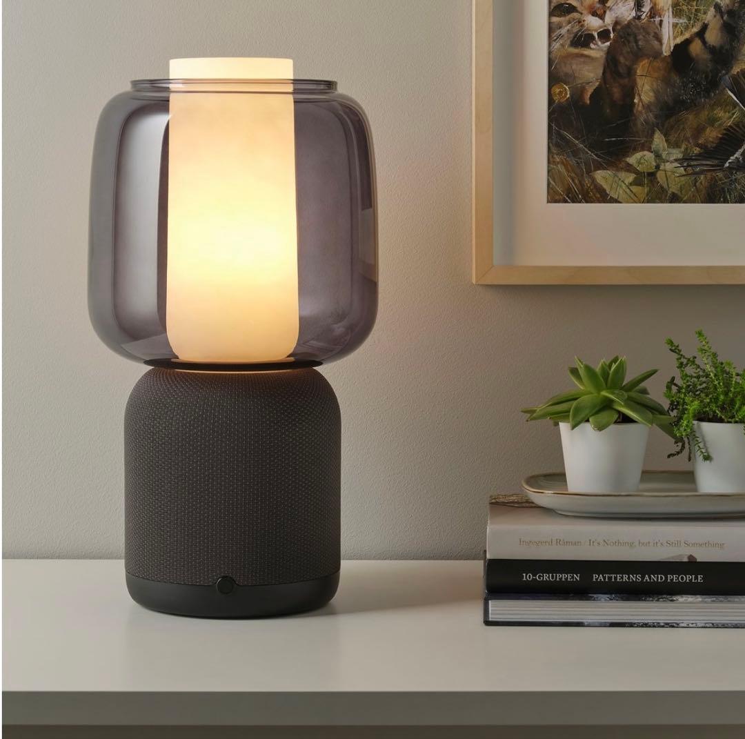【IKEA】SYMFONISK スピーカーランプ　ベースシェードランプセット