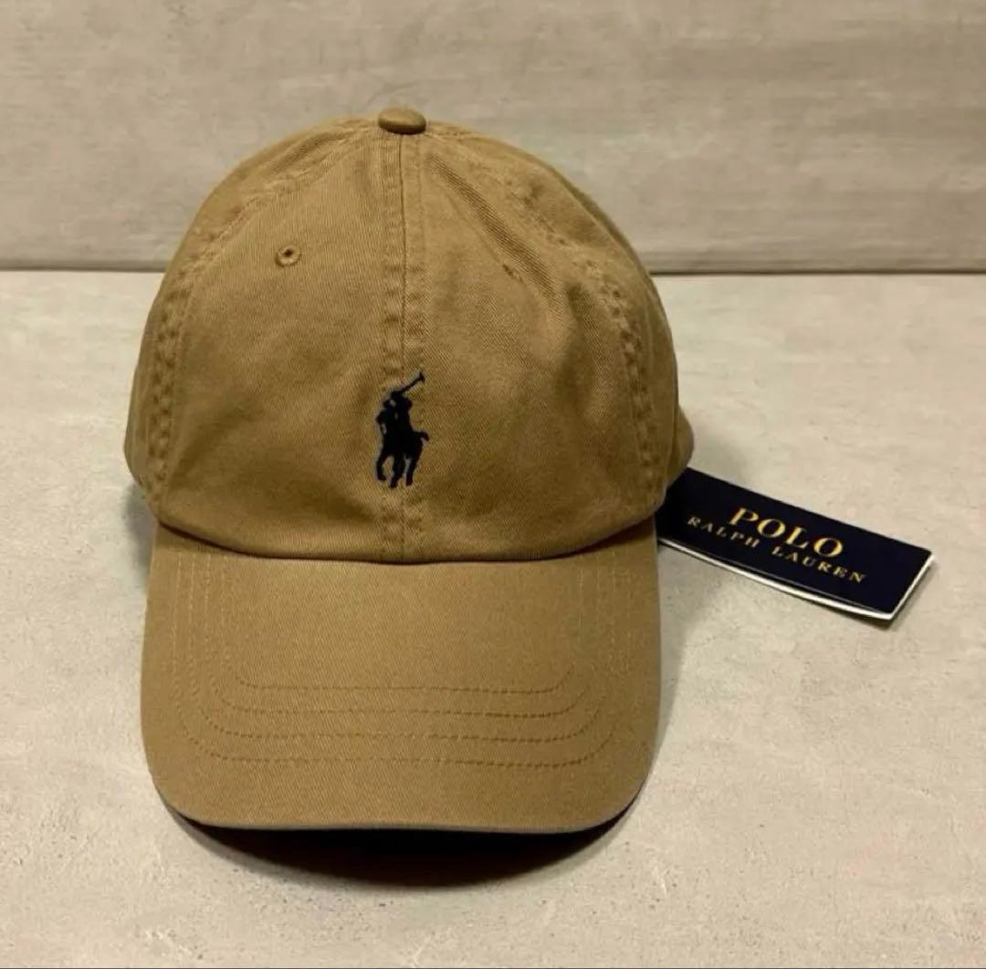 新品25SS POLO RALPH LAUREN SPORTS CAP ベージュ