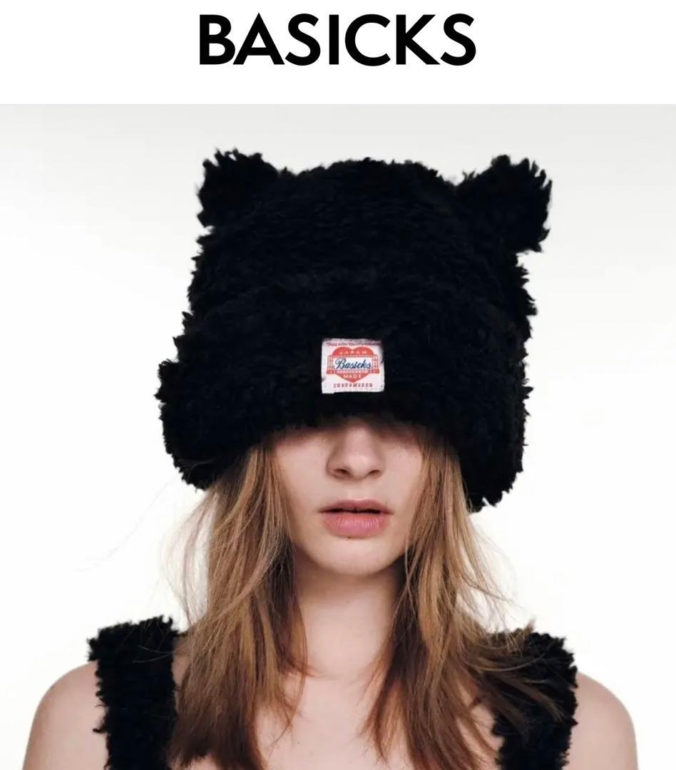 BASICKS BEAR BEANIE ベイシックス　ベアビーニー　クマ耳