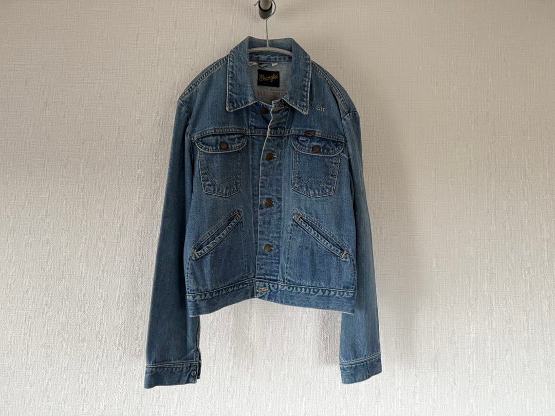1970s USA製124MJ wrangler 38 デニムジャケット