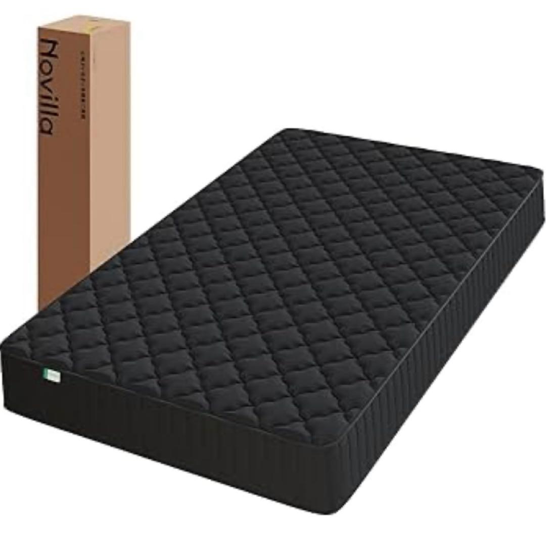 sakiセミダブル♥マットレス 極厚20cm 硬め ポケットコイル 硬さ1