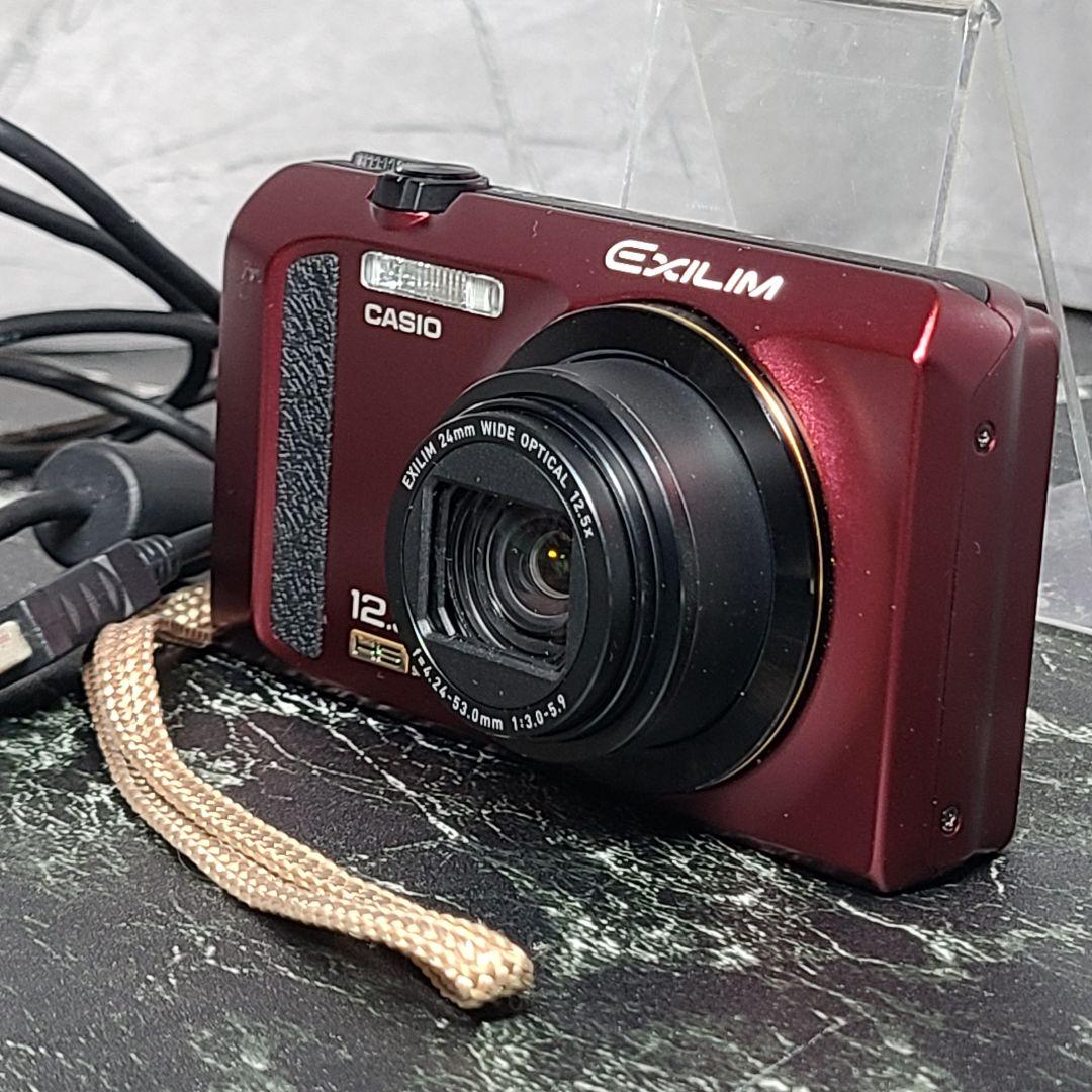 【CASIO】カシオ EXILIM EX-ZR300　1610万画素　レッド