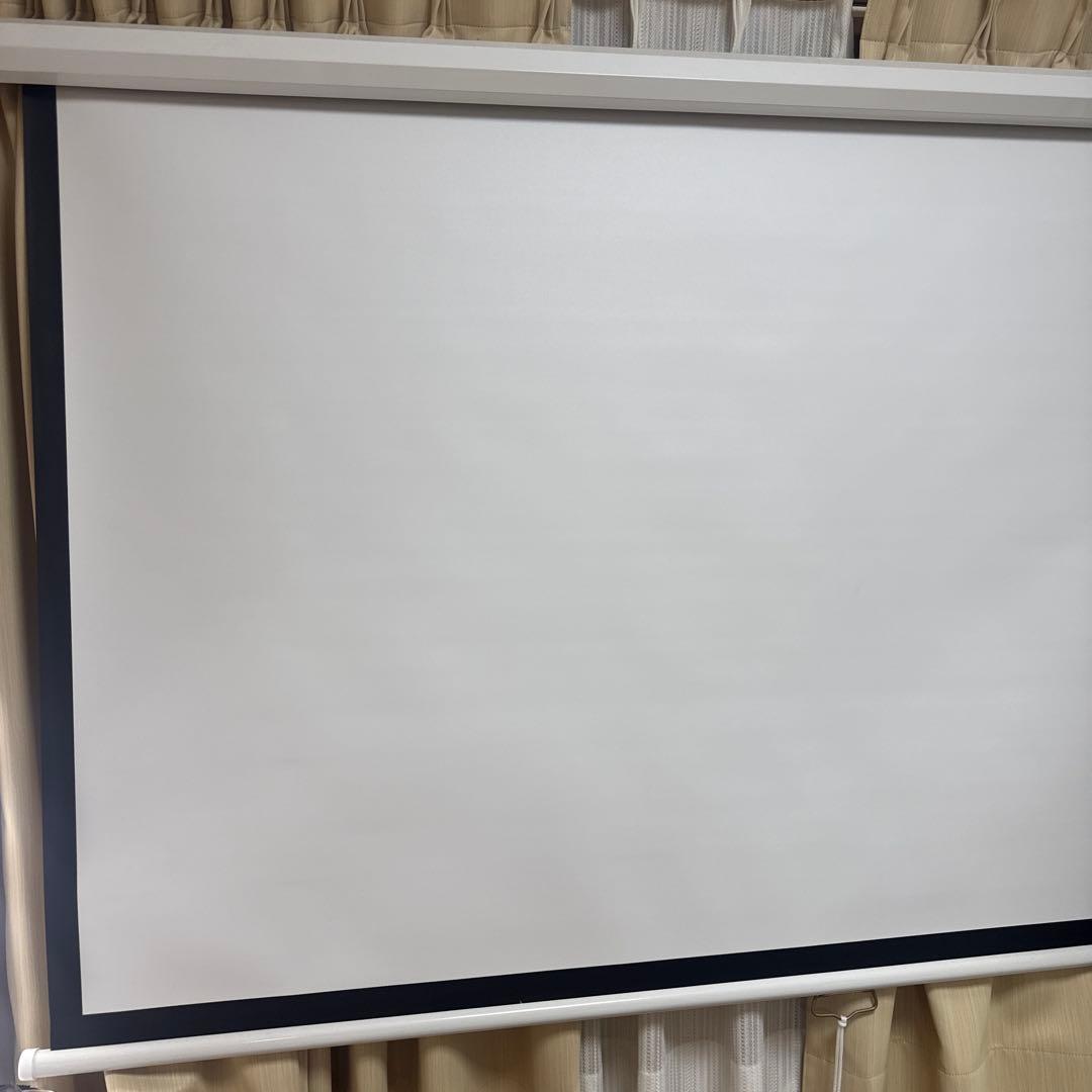 プロジェクタースクリーン ホワイト 天井取り付け