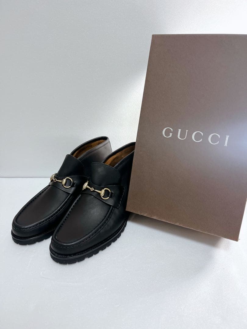 GUCCI グッチ ビットローファー黒 約28〜28.5cm 43 1/2 美品