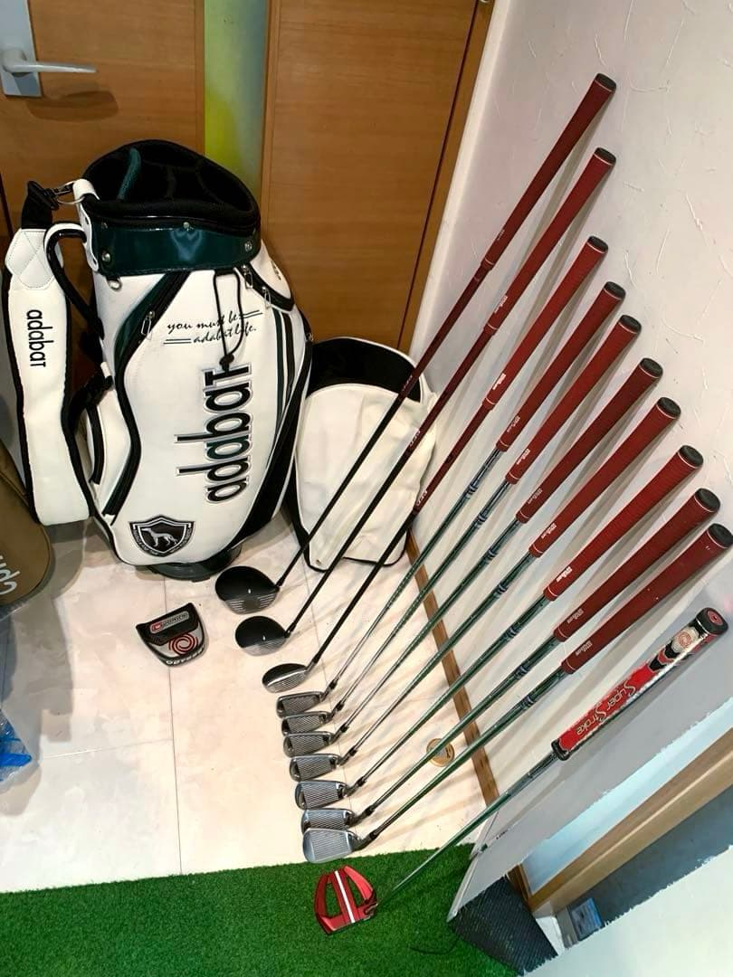 豪華　良品　ウィルソン　ゴルフクラブ フルセット　バッグ／アダバット