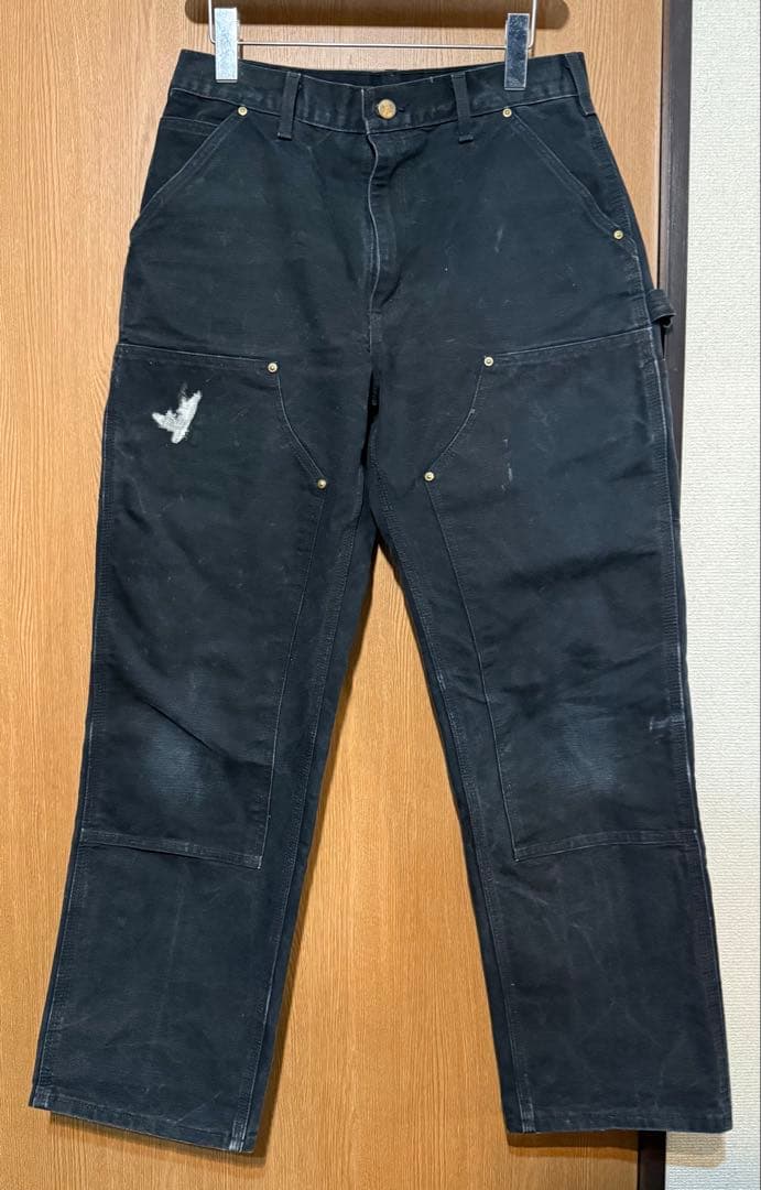 Carhartt ダブルニーワークパンツ フェードブラック 32x32