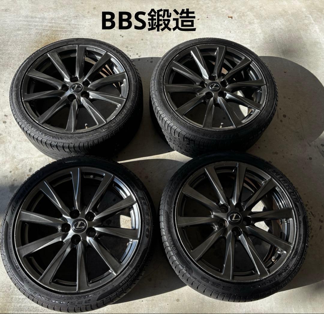 BBS鍛造　LEXUS レクサス　 IS-F 19インチ 純正ホイールセット