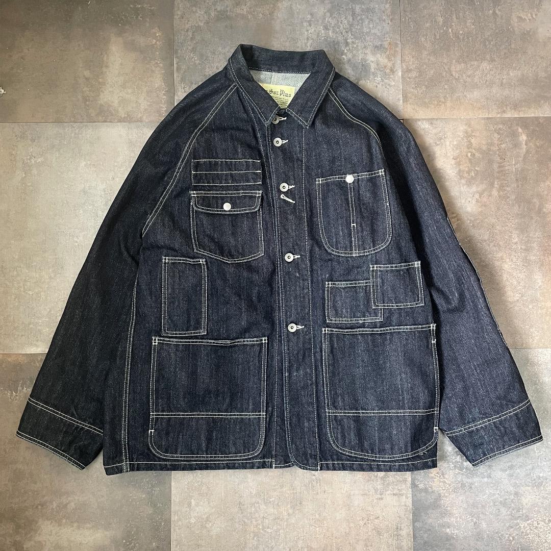 SSZ x BEAMS PLUS マルチポケットカバーオール 濃紺