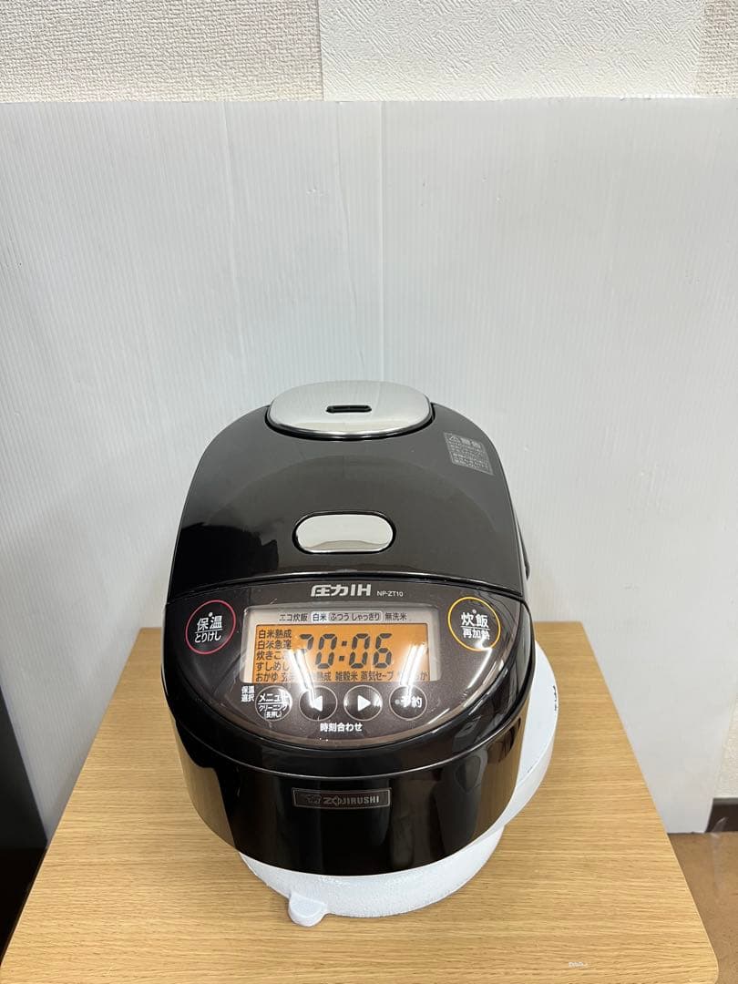 象印 圧力IH炊飯器 NP-ZT10 5.5合 ダークブラウン 2019年製