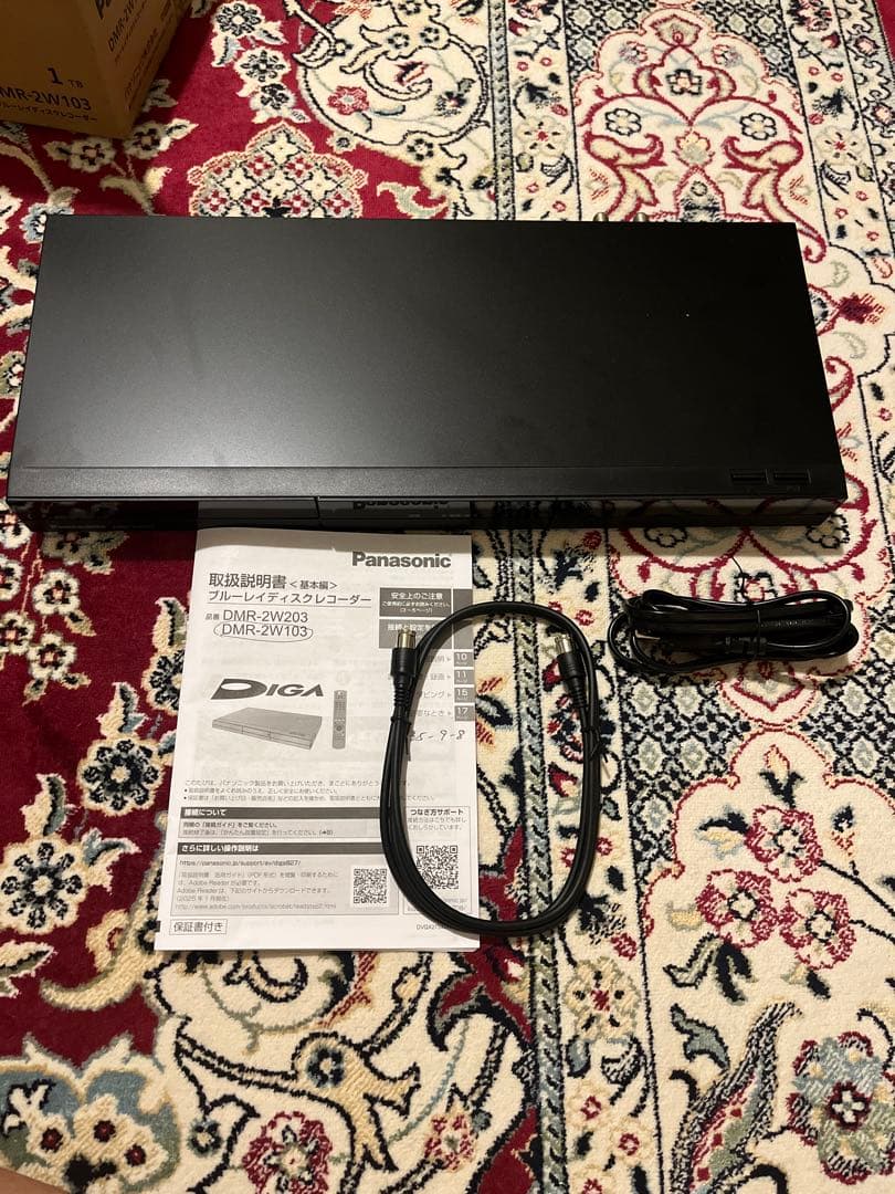 Panasonic ブルーレイレコーダー DMR-2W103