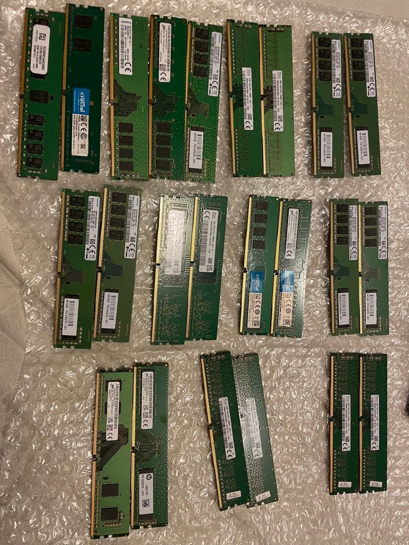 S*C様 8gb ddr4 デスクトップ メモリ 23枚 まとめ売り