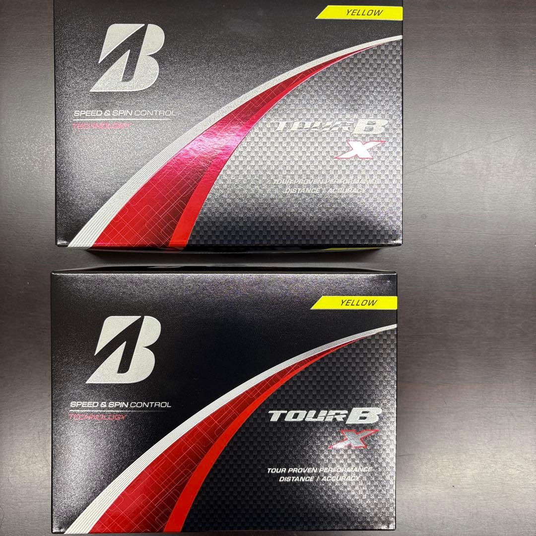 Bridgestone TOUR B X ゴルフボール 2ダース　イエロー