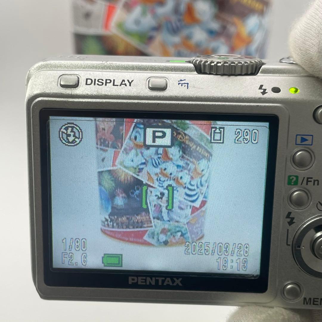 乾電池式/実写美⭕️【動作確認済】　PENTAX Optio S55