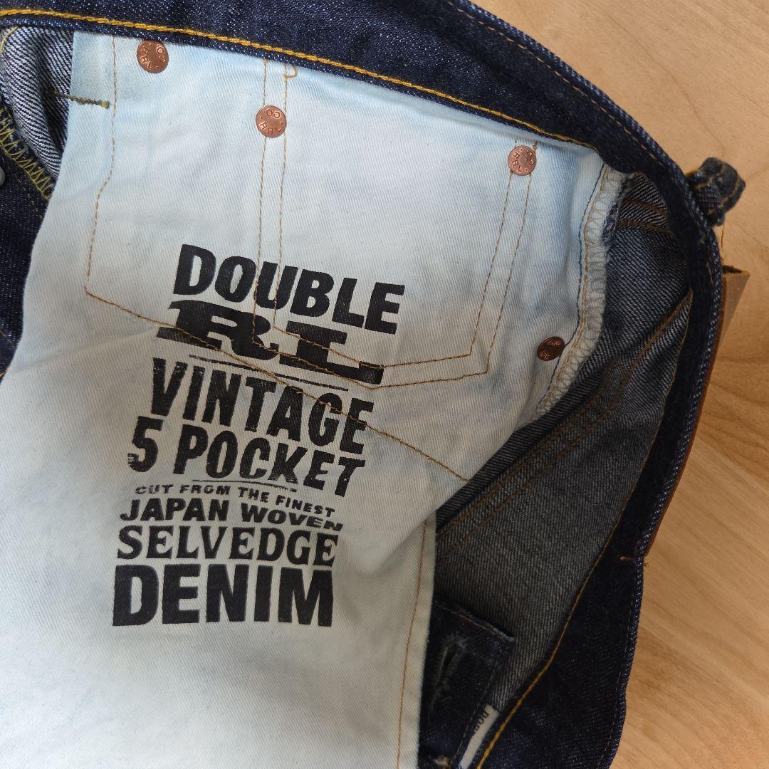 RRL ヴィンテージ5ポケット　セルビッチデニム