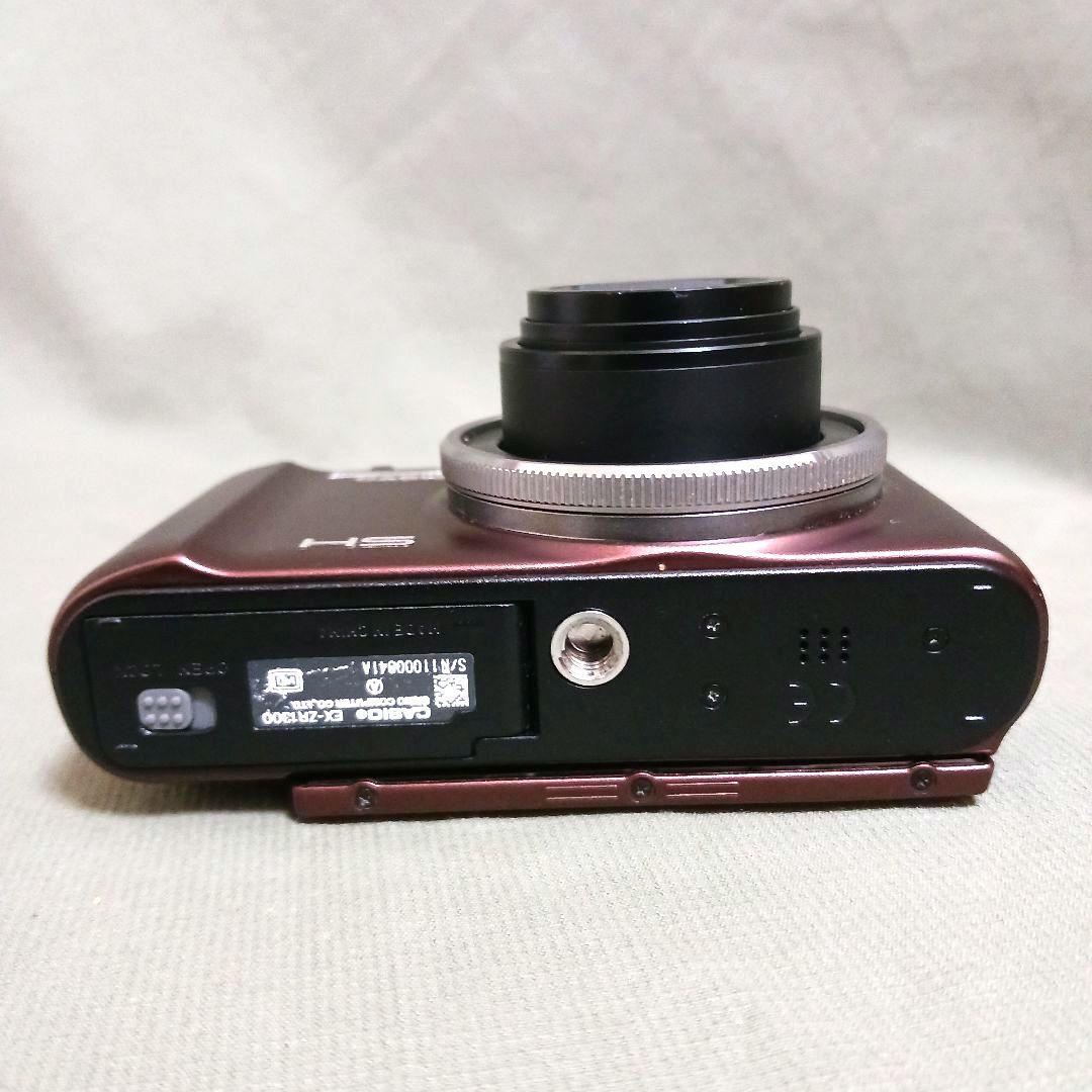 【美品】CASIO カシオ EX-ZR1300 ブラウン デジカメ EXILIM