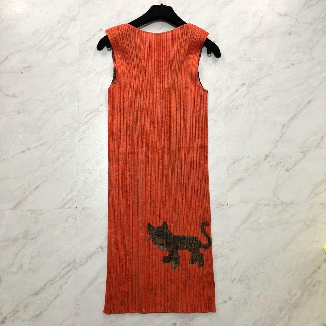 【極美品】 PLEATS PLEASE ワンピース Tiger Cat 4