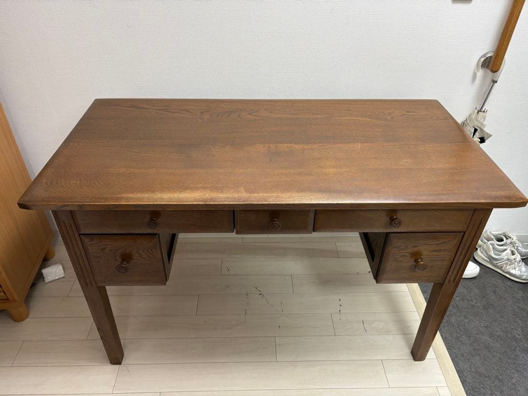 山室家具 ESPOIR エスポアール 学習机 書斎机 楢無垢材