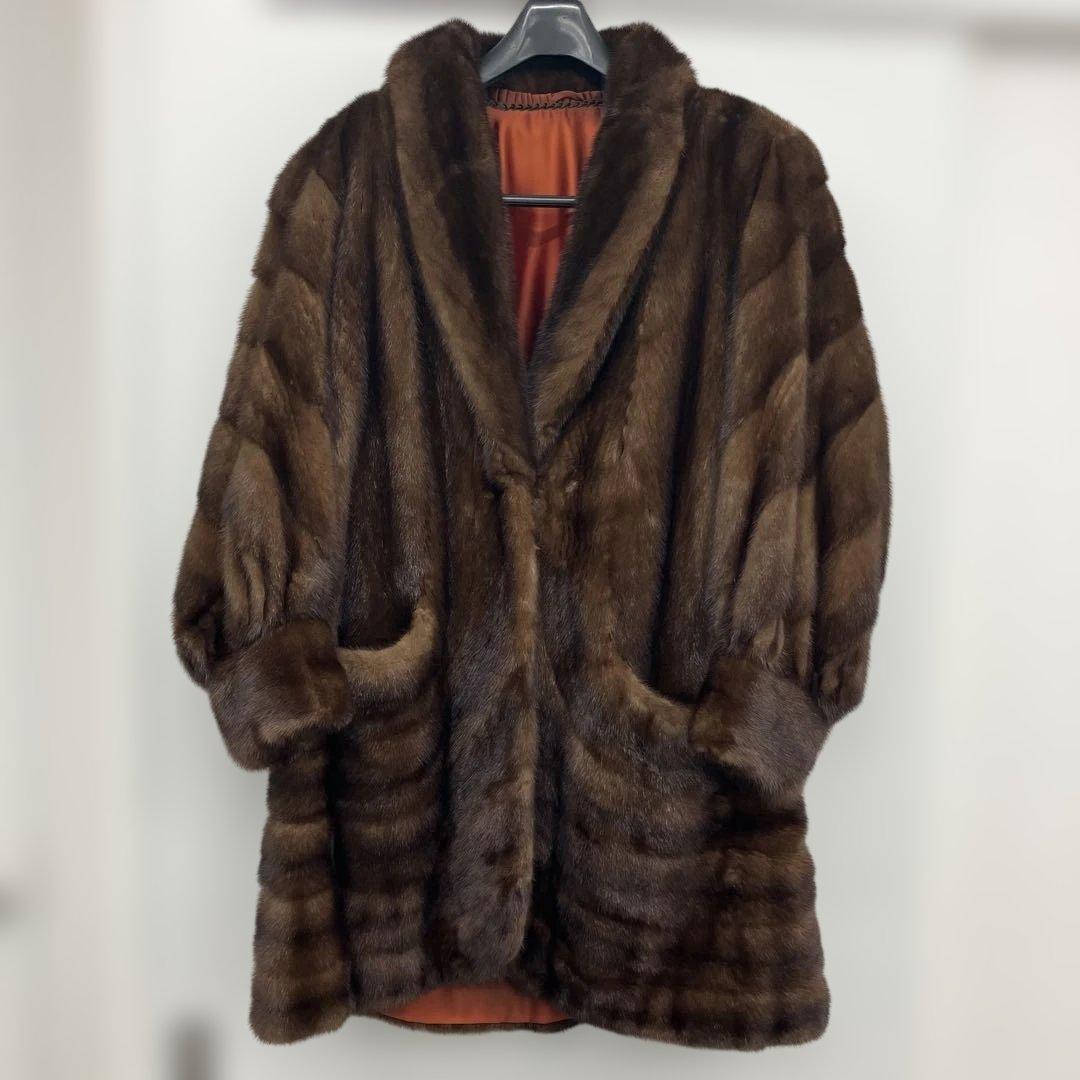 最高級　SAGA MINK サガミンク　ロングファーコート　Y