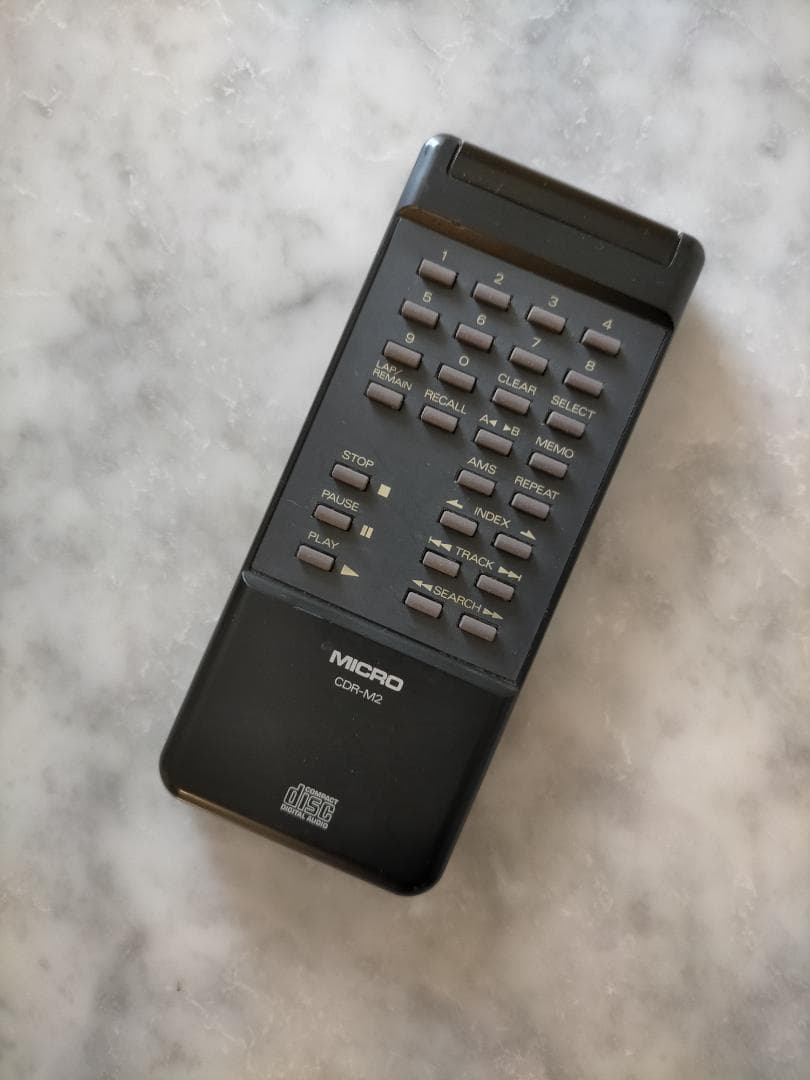 MICRO(マイクロ)CD用リモコン(remote) 適応機種：CD-M2