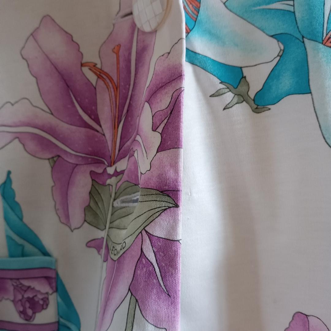 LEONARD レオナール 花柄 ジャケット　1B 日本製 X4468