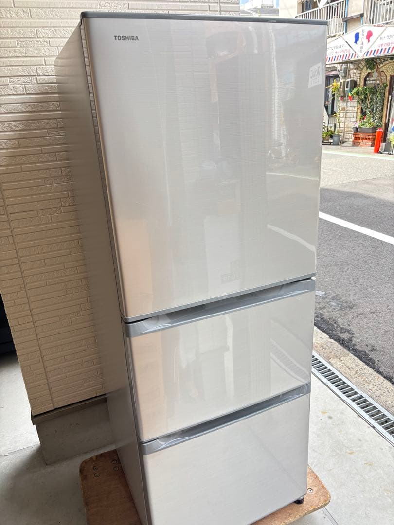 【美品】2019年製 TOSHIBA 3ドア　冷蔵庫　330L