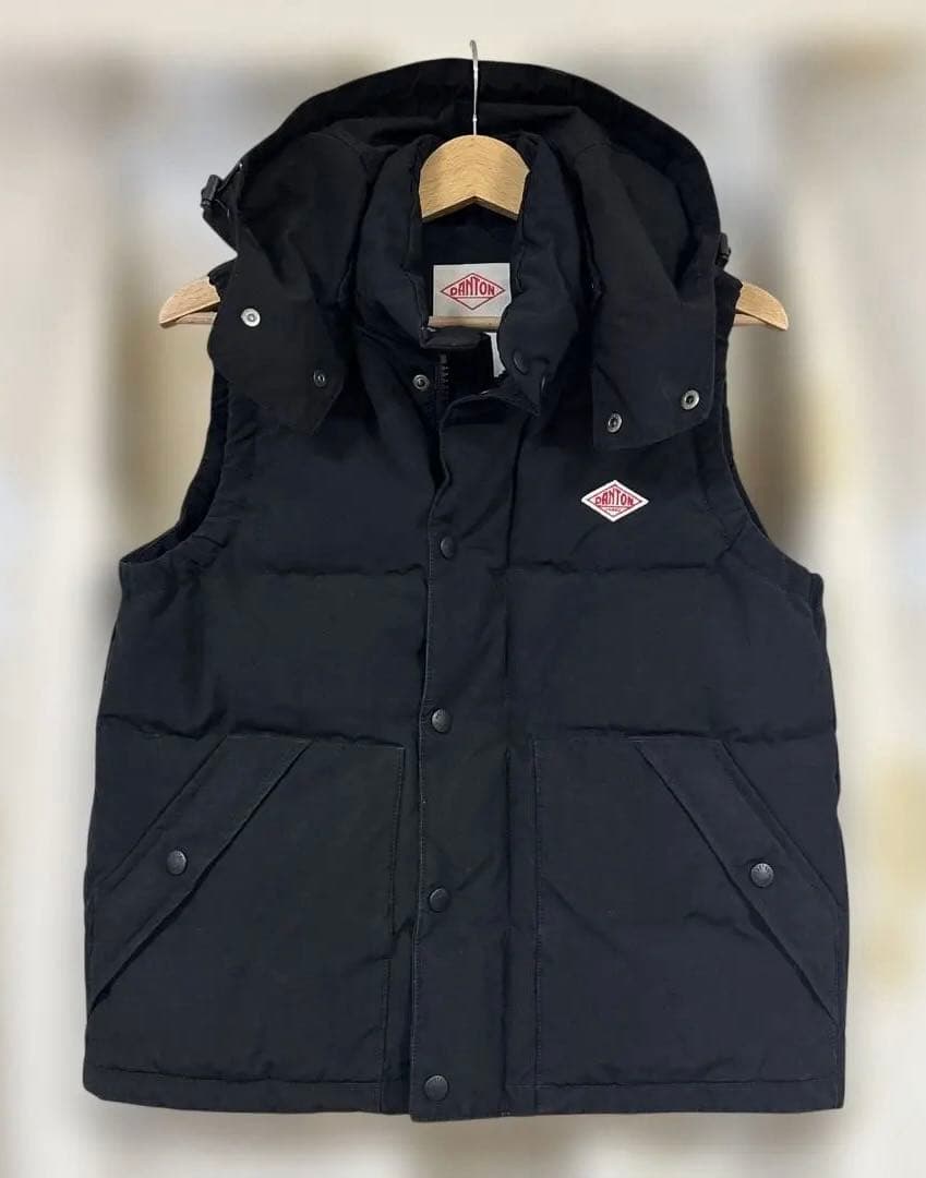 ✨美品✨DANTON ダントン ダウンベスト フード付き サイズ38