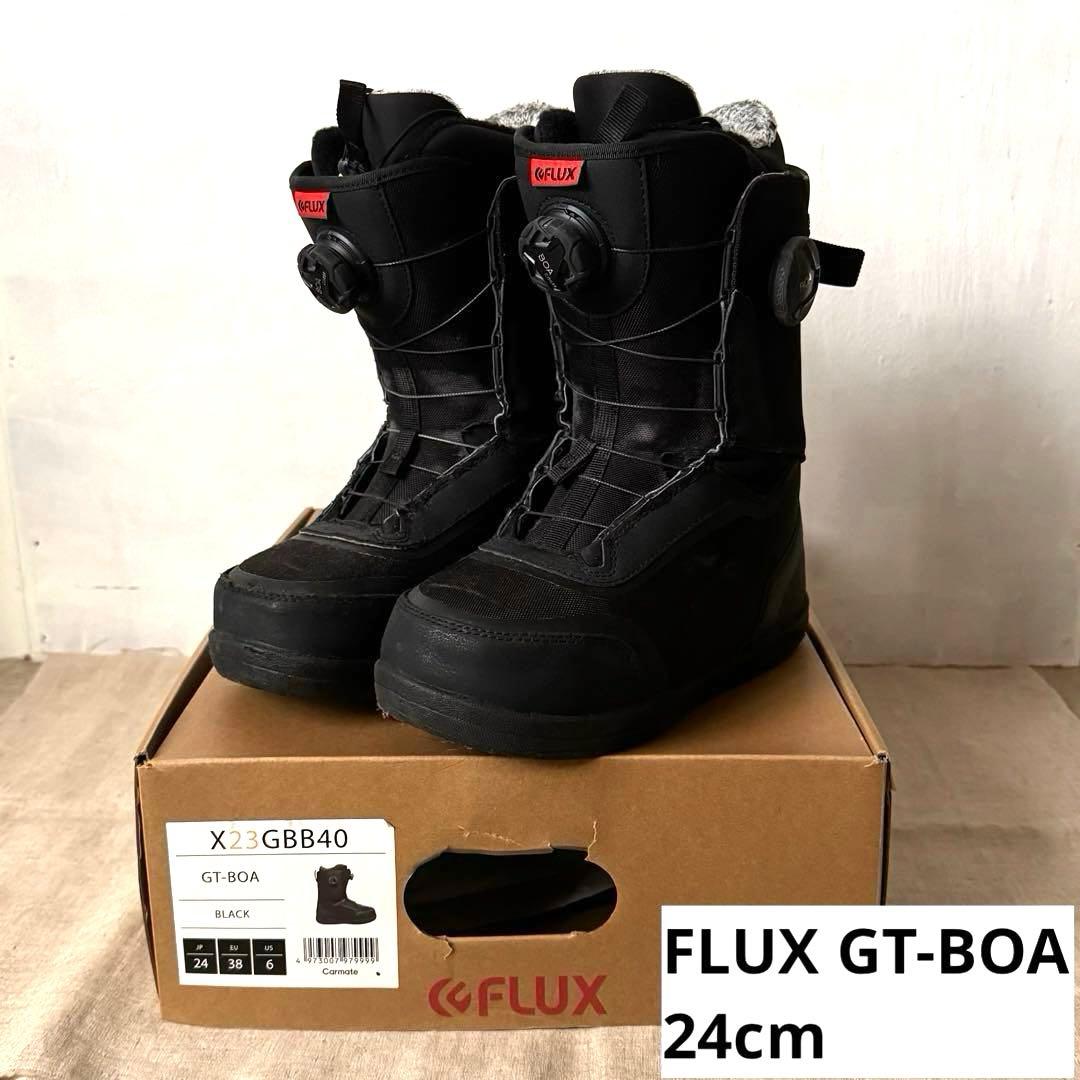 FLUX GT-BOA 24cm スノーボードブーツ ブラック フラックス