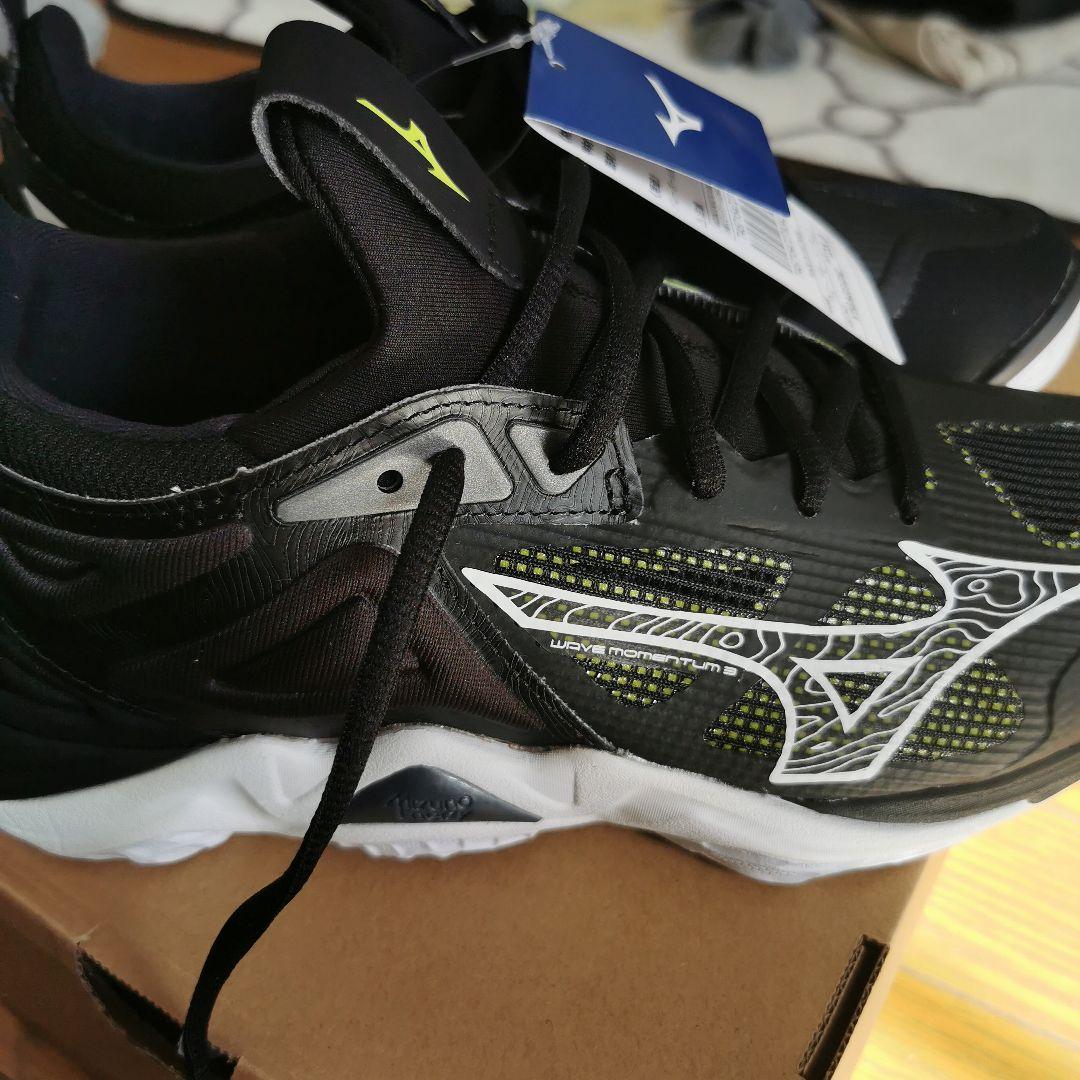 ひまわり★【値下げ】ミズノ バレーシューズ　ウェーブモーメンタム３25.0