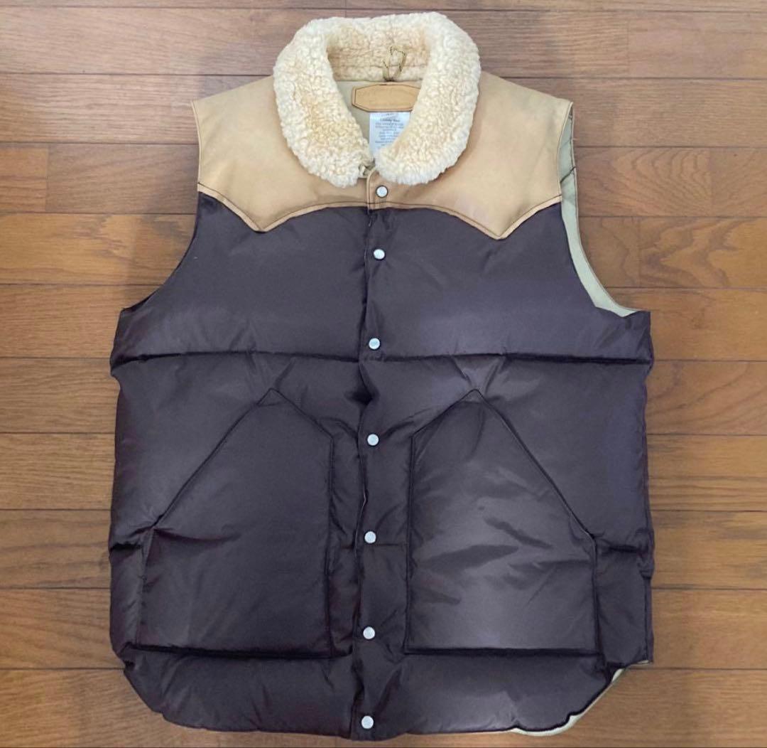 Rocky Mountain Featherbed ダウンベスト 40 ブラウン