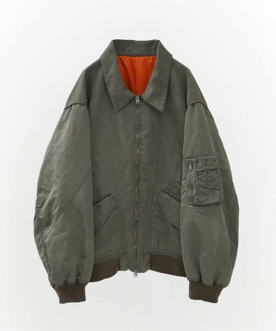 ANCELLM × WISM 別注 FADED BOMBER JACKET EX