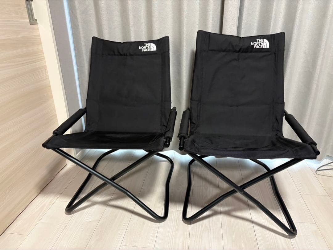 【値下中】THE NORTH FACE アウトドアチェア 2脚セット ブラック
