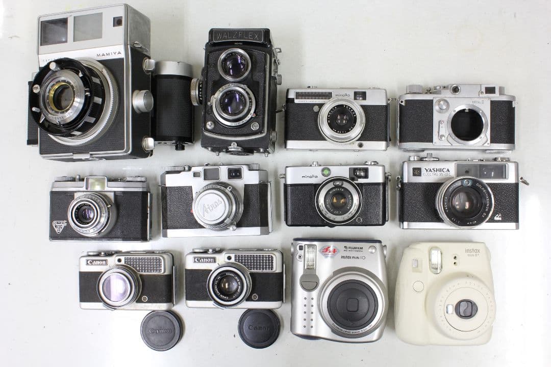 フィルムカメラ 12点 二眼レフ instax レンジファインダー等