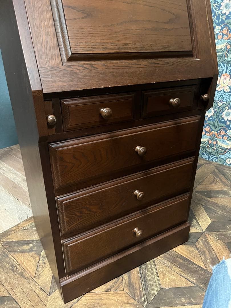 ライティングチェスト デスク インテリア アンティーク 昭和レトロ インテリア