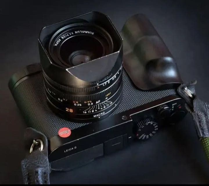 新品 LEICA ライカ Q2用 ハンドグリップ（黒檀/エボニー)