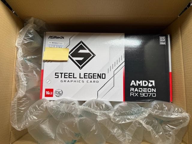 新品未開封 ASRock RX9070 SL 16GO ホワイト